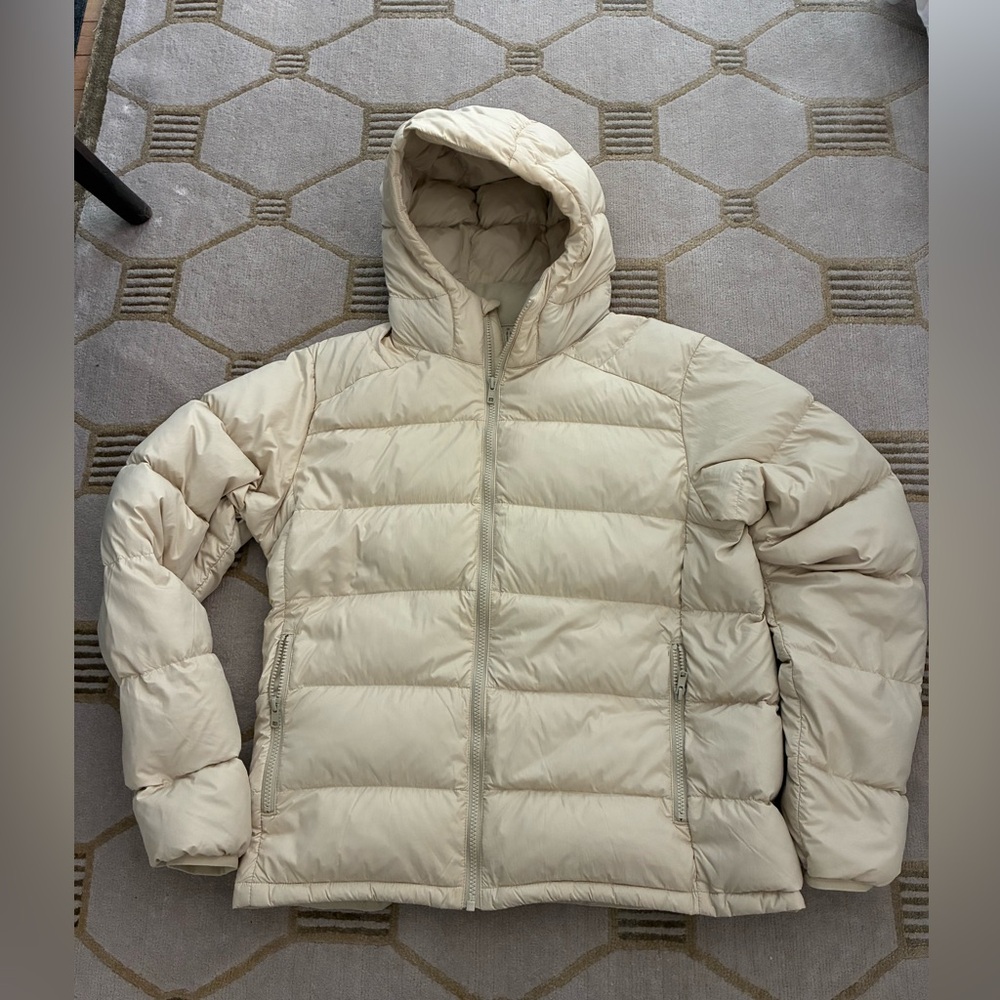 Outdoor Voices Softshield Hooded Down Jacket